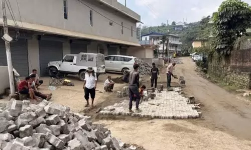हॉस्पिटल रोड, वोखा पर गाड़ियों की आवाजाही पर रोक