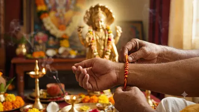 अनंत सूत्र में क्यों लगाई जाती हैं 14 गांठें? जानें धार्मिक महत्व