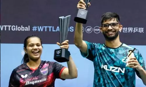 एशियन गेम्स: टेबल टेनिस मिक्स्ड डबल्स में मानुष-दिया ने मेडल पक्का किया, कमलजीत, सुरुचि ने 10 मीटर एयर पिस्टल मिक्स्ड टीम फाइनल में एशियन गेम्स: टेबल टेनिस मिक्स्ड डबल्स में मानुष-दिया ने मेडल पक्का किया, कमलजीत, सुरुचि ने 10 मीटर एयर पिस्टल मिक्स्ड टीम फाइनल में