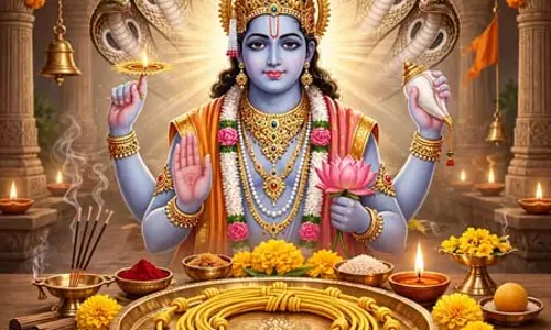 अनंत चतुर्दशी: समुद्र मंथन से जुड़ी है कथा, बांधा जाता है 14 गांठों वाला सूत्र