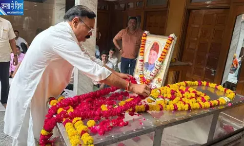 फतेहाबाद के विधायक छोटेलाल वर्मा को अंतिम विदाई देने उमड़ा जनसैलाब