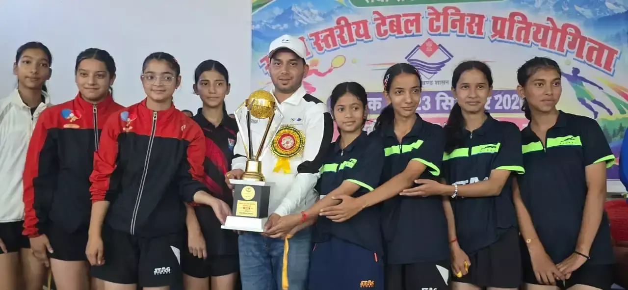 चमोली के 10 खिलाड़ी राष्ट्रीय स्कूली टेबल टेनिस में दिखाएंगे प्रतिभा