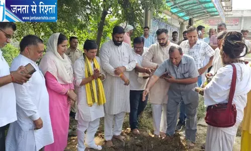 बहादुरगढ़ में सवा करोड़ से बनेगा भव्य राम द्वार, पूजा-अर्चना के साथ निर्माण कार्य शुरू