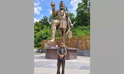 अरुणाचल: परशुराम कुंड में 51 फुट ऊंची प्रतिमा अंतिम चरण में पहुंची