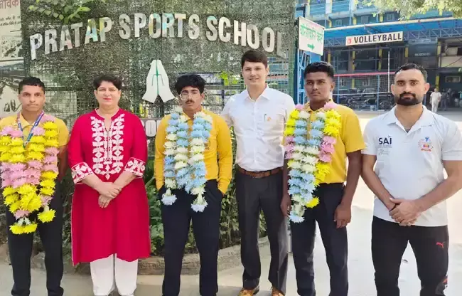 पदक विजेता अमन के स्वागत में आयोजित हुआ कार्यक्रम