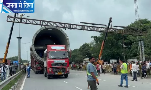308 पहियों पर बनारस पहुंचेगा 200 टन का वैक्यूम बॉयलर, रास्ता बनाने में जुटे कई विभाग