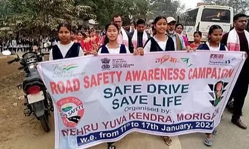 माजुली के स्कूलों में सड़क सुरक्षा जागरूकता अभियान चलाया गया माजुली के स्कूलों में सड़क सुरक्षा जागरूकता अभियान चलाया गया