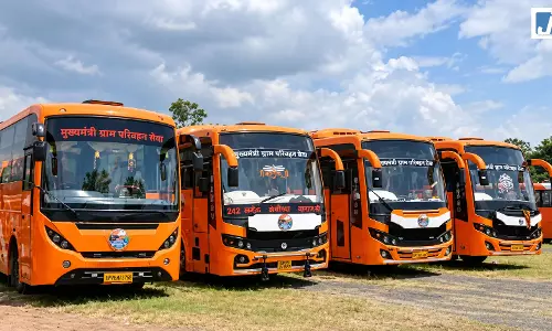 21 साल बाद MP में लौटी सरकारी बसें, भगवा रंग में दौड़ेंगी