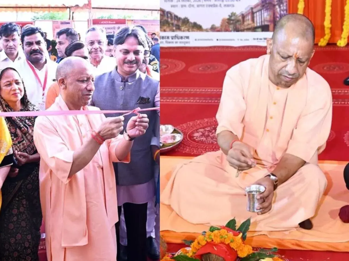 लखनऊ में अब कट्टा-बम नहीं ब्रह्मोस मिसाइल बन रही, 10 लाख लोगों को मिलेगा आशियाना: CM लखनऊ में अब कट्टा-बम नहीं ब्रह्मोस मिसाइल बन रही, 10 लाख लोगों को मिलेगा आशियाना: CM