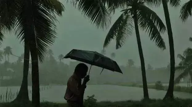 राज्य में आज भारी बारिश की संभावना; पांच जिलों को सतर्क किया राज्य में आज भारी बारिश की संभावना; पांच जिलों को सतर्क किया