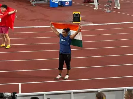 एशियन गेम्स 2026: मनप्रीत कौर ने भारत की झोली में डाला एक और मेडल, शॉट पुट में जीता ब्रॉन्ज एशियन गेम्स 2026: मनप्रीत कौर ने भारत की झोली में डाला एक और मेडल, शॉट पुट में जीता ब्रॉन्ज