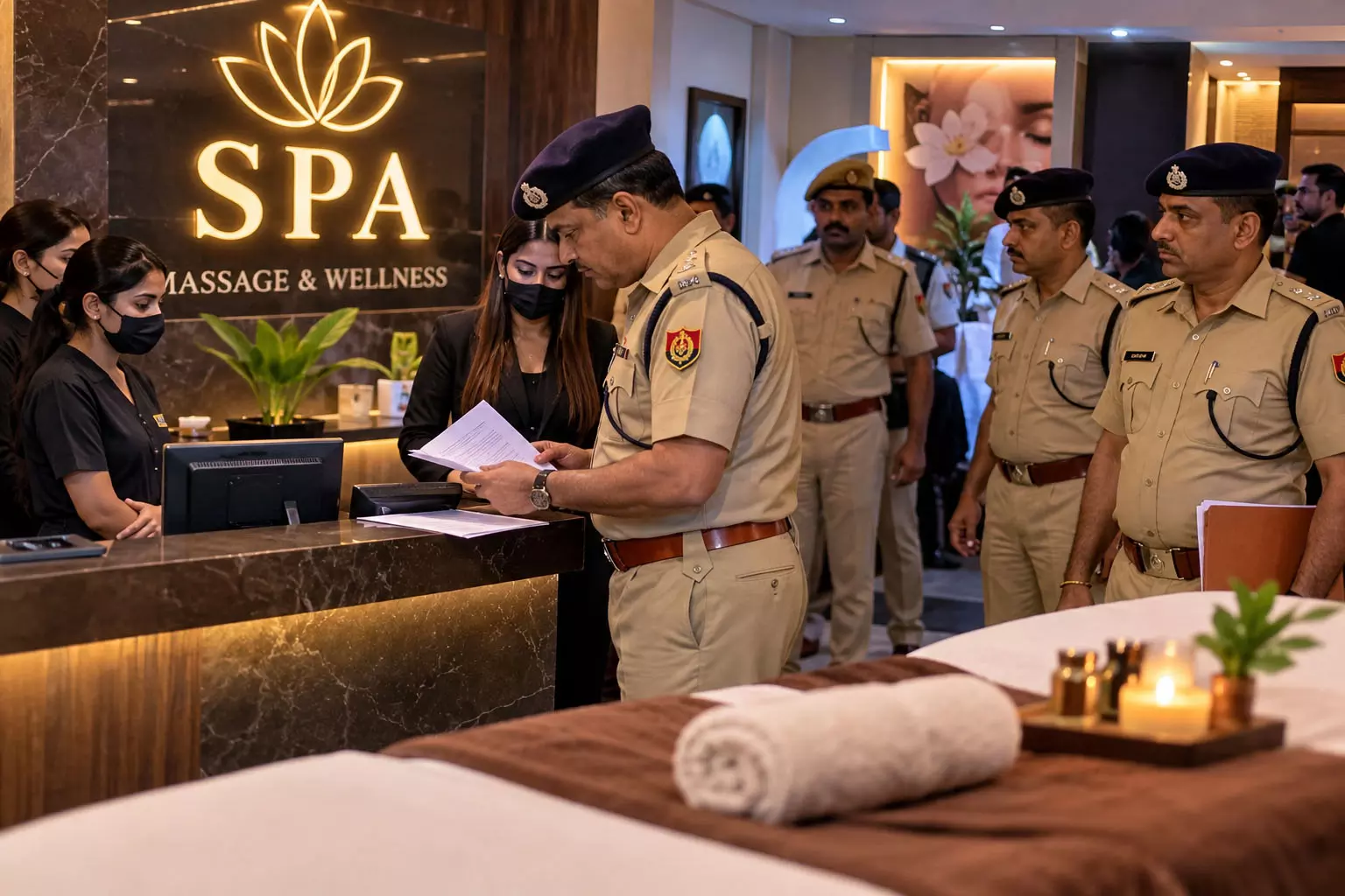 गुरुग्राम में स्पा सेंटरों पर पुलिस की सख्ती, अवैध गतिविधि मिली तो थाना पुलिस पर भी होगी कार्रवाई गुरुग्राम में स्पा सेंटरों पर पुलिस की सख्ती, अवैध गतिविधि मिली तो थाना पुलिस पर भी होगी कार्रवाई
