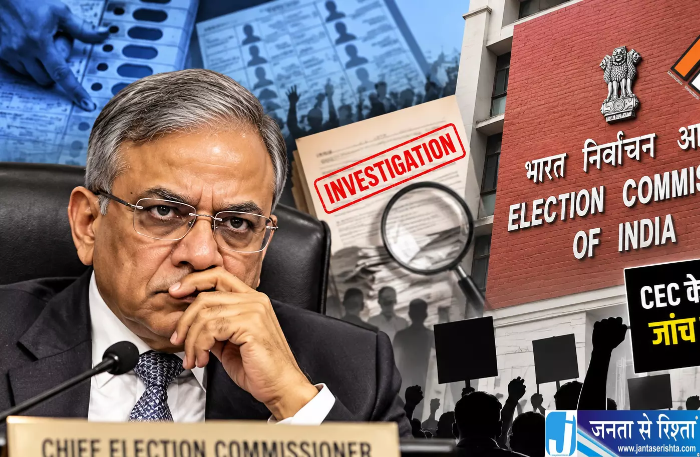 चुनाव आयोग में कथित एकतरफा फैसलों पर सवाल CEC के खिलाफ जांच की मांग चुनाव आयोग में कथित एकतरफा फैसलों पर सवाल CEC के खिलाफ जांच की मांग