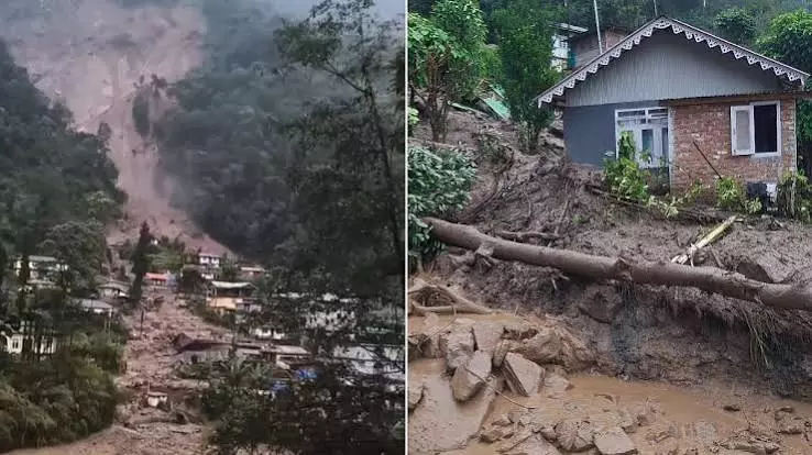 रिम्बी गांव में भूस्खलन का कहर, भारी बारिश से घर और सड़कें क्षतिग्रस्त रिम्बी गांव में भूस्खलन का कहर, भारी बारिश से घर और सड़कें क्षतिग्रस्त