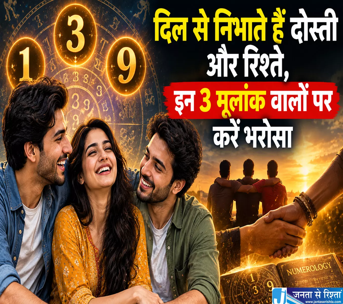 दिल से निभाते हैं दोस्ती और रिश्ते इन 3 मूलांक वालों पर करें भरोसा दिल से निभाते हैं दोस्ती और रिश्ते इन 3 मूलांक वालों पर करें भरोसा