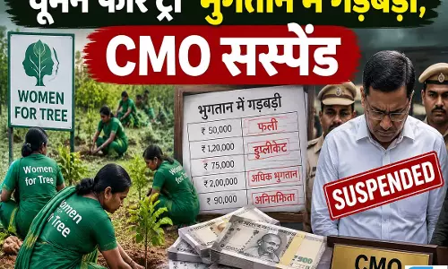 तीन मामलों में गंभीर गड़बड़ी का आरोप, नगरीय प्रशासन ने CMO को किया निलंबित
