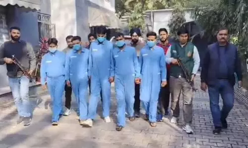 अंतरराष्ट्रीय अपराध सिंडिकेट से जुड़े 5 शूटर गिरफ्तार