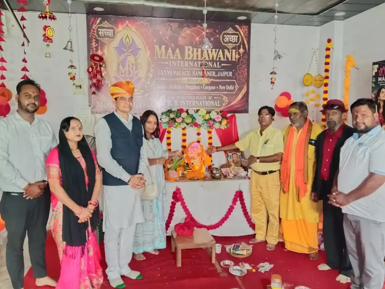 गणपति विसर्जन यात्रा ने जयपुर से मुंबई की ओर किया प्रस्थान