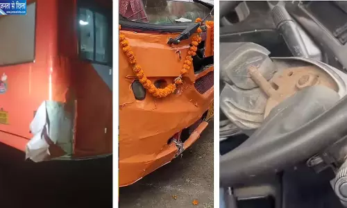 शुरुआत के बाद ही सवालों में मुख्यमंत्री सुगम परिवहन सेवा, बसों की हालत के वीडियो वायरल