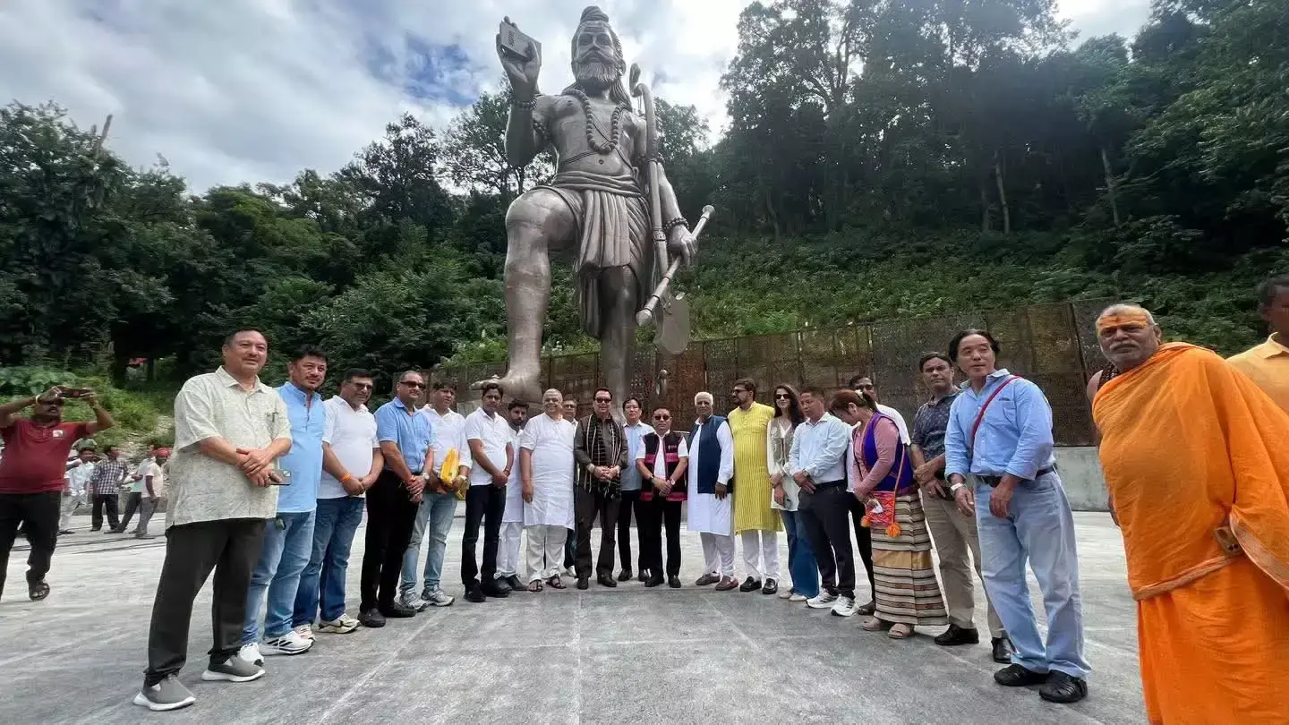 परशुराम कुंड में राजस्थान की कला का भव्य स्वरूप, स्थापित हुई विशाल प्रतिमा