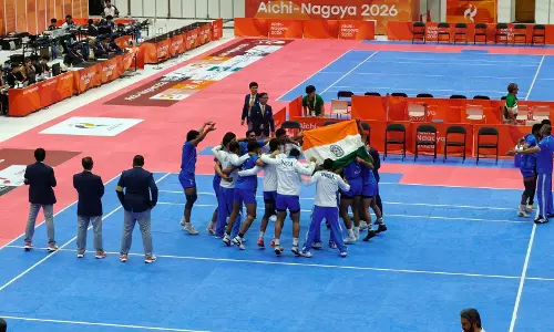 राष्ट्रपति मुर्मू ने कबड्डी टीम को दी बधाई राष्ट्रपति मुर्मू ने कबड्डी टीम को दी बधाई