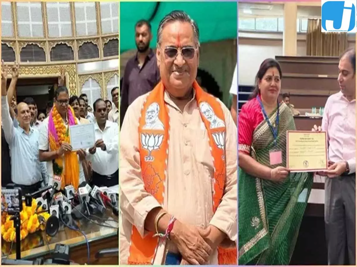 महापौर चुनाव में BJP का दबदबा, 9 नगर निगमों में लहराया परचम महापौर चुनाव में BJP का दबदबा, 9 नगर निगमों में लहराया परचम