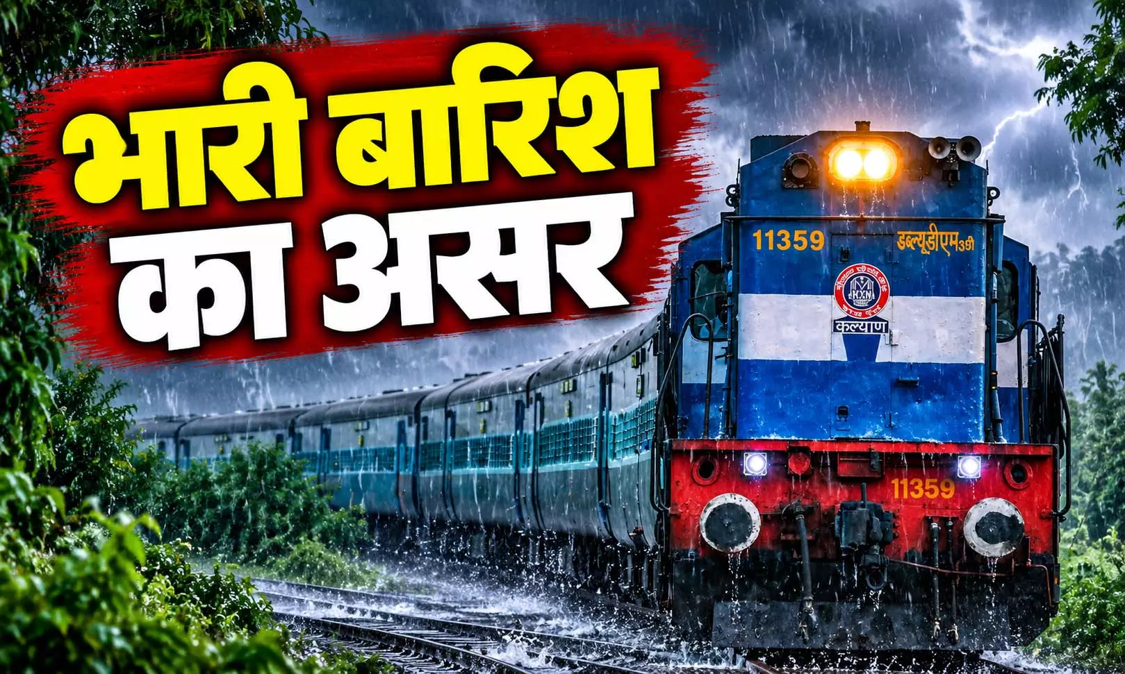 बारिश का असर रेल यातायात पर भी पड़ा, रायपुर आने वाली कई ट्रेनें लेट, यात्रियों की बढ़ी परेशानी बारिश का असर रेल यातायात पर भी पड़ा, रायपुर आने वाली कई ट्रेनें लेट, यात्रियों की बढ़ी परेशानी