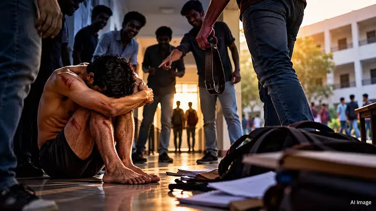 कॉलेज में रैगिंग का मामला, दो BBA छात्रों को बाइक पर ले जाकर बेल्ट से पीटा, पांच सीनियर गिरफ्तार कॉलेज में रैगिंग का मामला, दो BBA छात्रों को बाइक पर ले जाकर बेल्ट से पीटा, पांच सीनियर गिरफ्तार