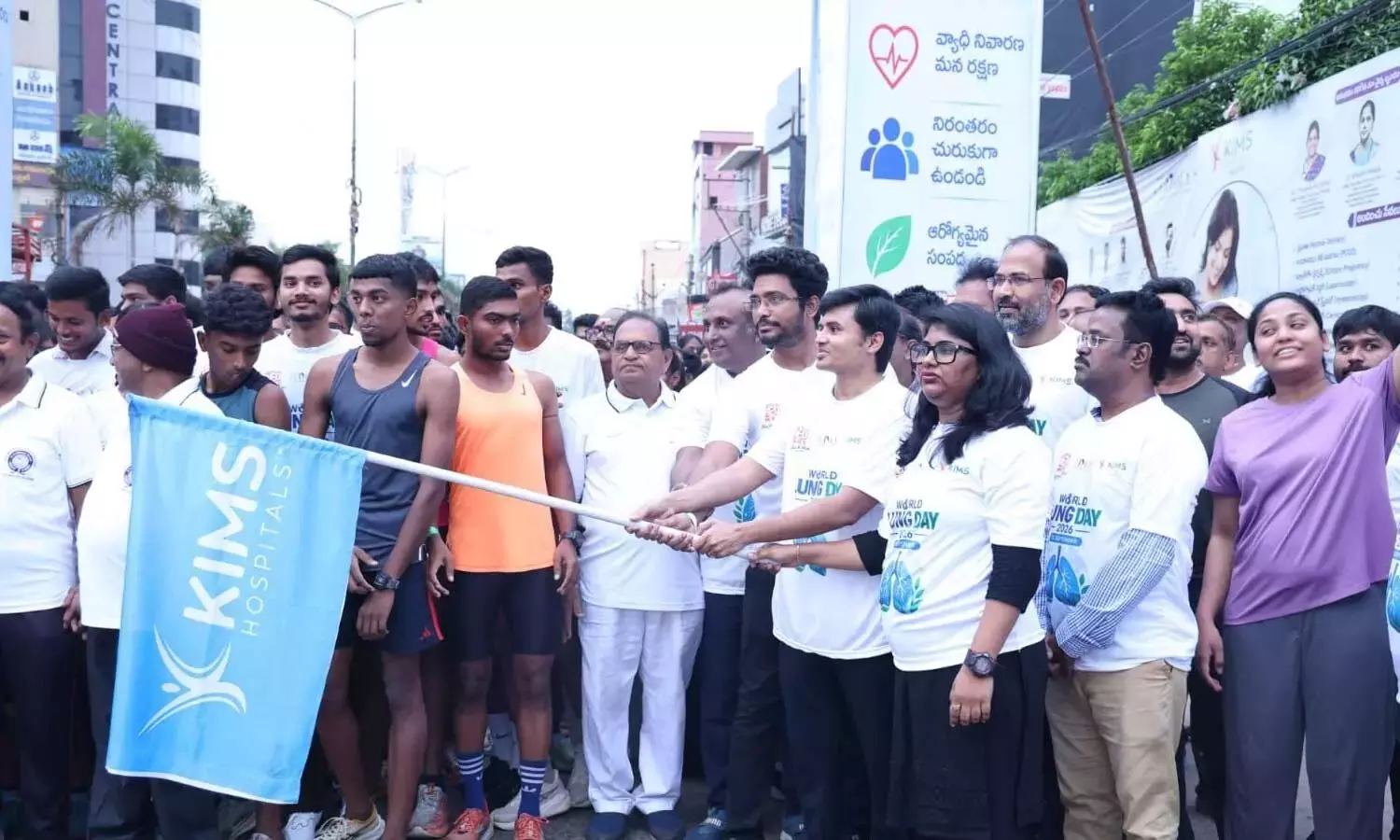 Andhra: नेल्लोर किम्स के पास 5K रन है Andhra: नेल्लोर किम्स के पास 5K रन है