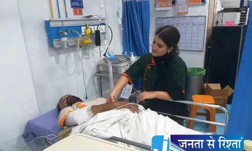 कुरुक्षेत्र में हादसे के दौरान पुलिसकर्मी घायल कुरुक्षेत्र में हादसे के दौरान पुलिसकर्मी घायल