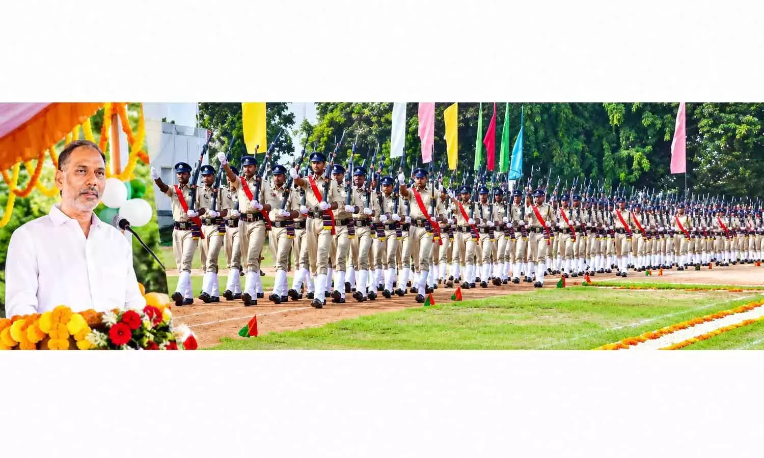 Andhra: स्टाइपेंडरी सिविल पुलिस कॉन्स्टेबलों के लिए पासिंग आउट परेड आयोजित की गई