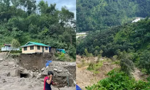 सिक्किम के रिम्बी में भूस्खलन से तबाही, राहत और बचाव कार्य जारी सिक्किम के रिम्बी में भूस्खलन से तबाही, राहत और बचाव कार्य जारी