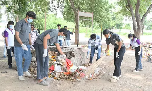 गणेश विसर्जन के बाद मेहरून झील पर महाअभियान
