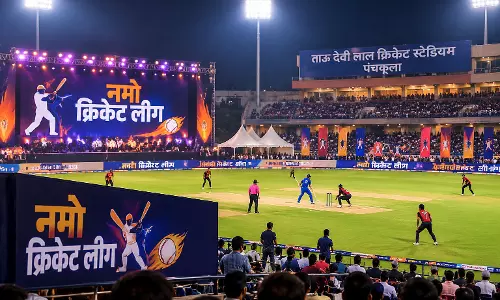 पंचकूला में नमो क्रिकेट लीग का रोमांच आज से, फ्लड लाइट में होंगे मुकाबले