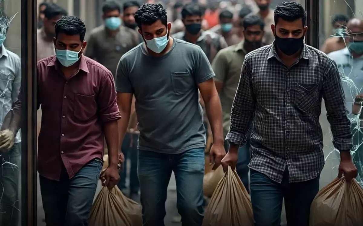 परिवार को बंधक बनाकर लाखों की डकैती परिवार को बंधक बनाकर लाखों की डकैती