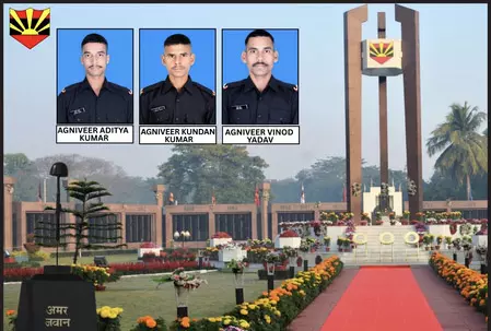 तीन अग्निवीरों का सर्वोच्च बलिदान, सेना ने जताई गहरी संवेदना तीन अग्निवीरों का सर्वोच्च बलिदान, सेना ने जताई गहरी संवेदना