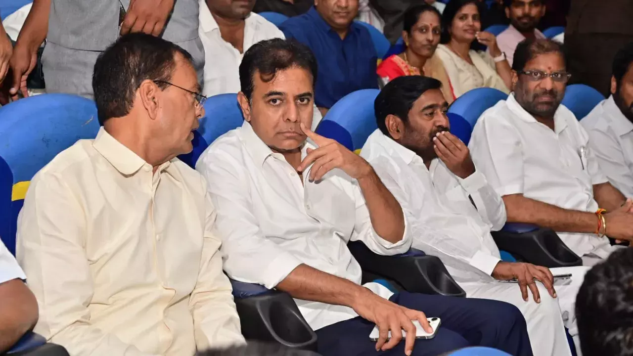 KTR ने की नानी की फिल्म द पैराडाइज़ की तारीफ, संघर्ष को सराहा KTR ने की नानी की फिल्म द पैराडाइज़ की तारीफ, संघर्ष को सराहा