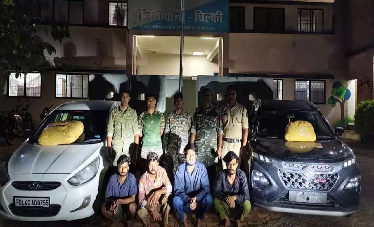 चार शातिर गांजा तस्करों को पुलिस ने दबोचा, वाहन जांच में पकड़े गए चार शातिर गांजा तस्करों को पुलिस ने दबोचा, वाहन जांच में पकड़े गए