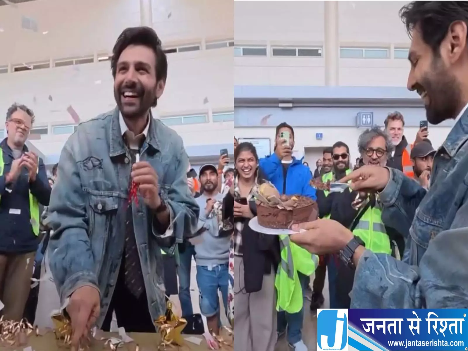 अवार्ड जीतकर लौटे कार्तिक टीम ने मनाया जश्न अवार्ड जीतकर लौटे कार्तिक टीम ने मनाया जश्न