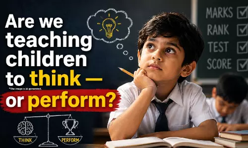 क्या हम बच्चों को सोचना सिखा रहे हैं - या प्रदर्शन करना? क्या हम बच्चों को सोचना सिखा रहे हैं - या प्रदर्शन करना?