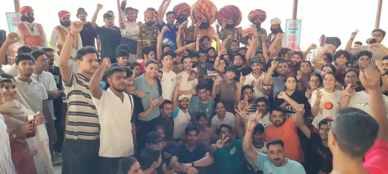 विरासत की राह पर ट्रेजर हंट, बीकानेर में फिटनेस को लेकर अनूठी पहल
