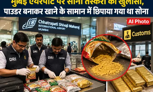 मुंबई एयरपोर्ट पर सोना तस्करी का खुलासा, पाउडर बनाकर खाने के सामान में छिपाया गया था सोना मुंबई एयरपोर्ट पर सोना तस्करी का खुलासा, पाउडर बनाकर खाने के सामान में छिपाया गया था सोना