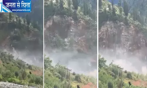 शिमला में भारी भूस्खलन से मचा हड़कंप, सुंदरू खड्ड का बहाव रुका; खतरे की आशंका बढ़ी