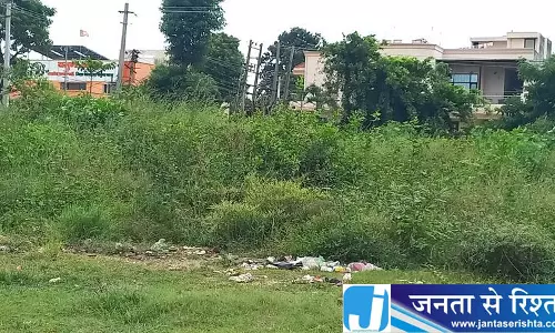 जगाधरी सेक्टर 17 में जलभराव से परेशानी