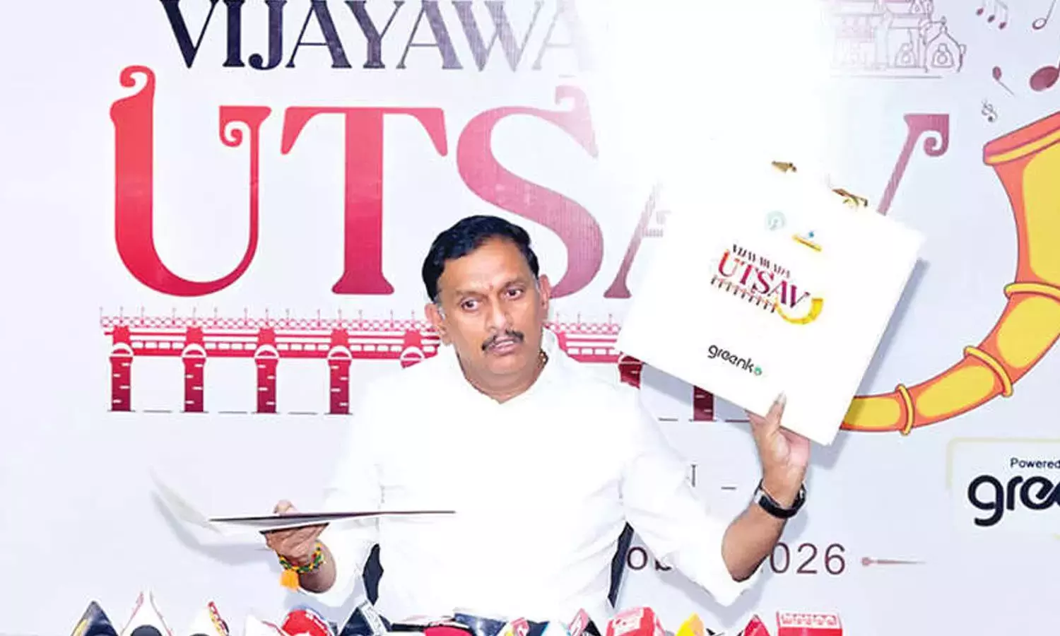 Andhra: विजयवाड़ा भव्य दशहरा समारोह के लिए तैयार है
