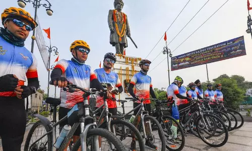 कन्याकुमारी-कारगिल यात्रा ने पकड़ी रफ्तार