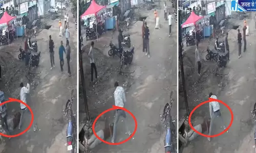 सागर में होटल के बाहर दिनदहाड़े हत्या, लोहे के पाइप से युवक पर ताबड़तोड़ हमला