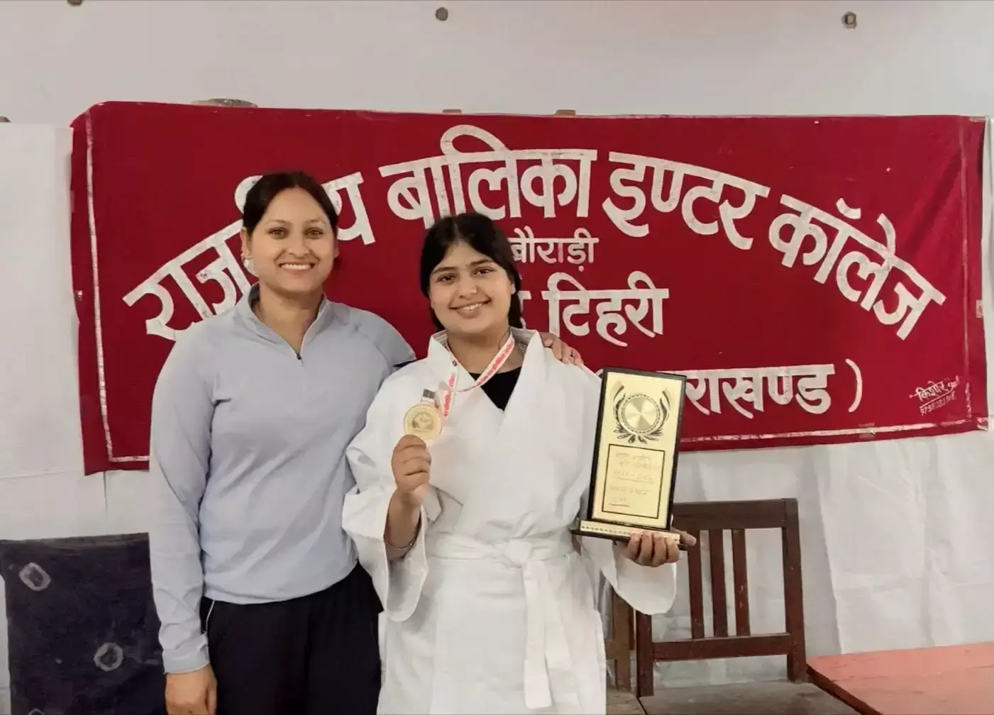 विद्यालयी जूडो प्रतियोगिता में नई टिहरी की समृद्धि को स्वर्ण पदक