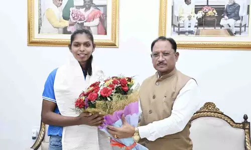 छत्तीसगढ़ की बेटी ने अपनी प्रतिभा और परिश्रम से देश-प्रदेश का मान बढ़ाया: CM साय छत्तीसगढ़ की बेटी ने अपनी प्रतिभा और परिश्रम से देश-प्रदेश का मान बढ़ाया: CM साय