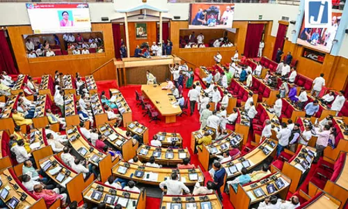 ओडिशा: एमएमडीआर कानून को लेकर विधानसभा में लगातार पांचवें दिन हंगामा